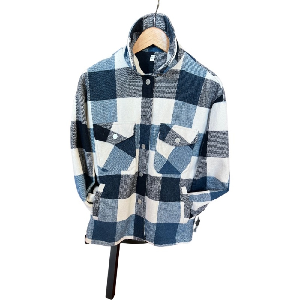 Heavy flannel shirt - light jacket.
